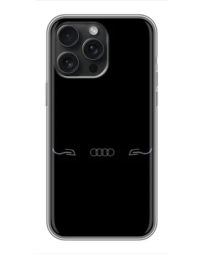 Чохол для iPhone 16 Pro Max з картинкою «Audi — світловий підпис»