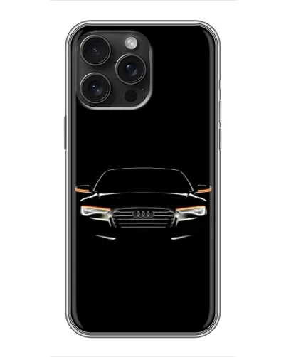 Чохол для iPhone 16 Pro Max з картинкою «Audi — нічний контур»