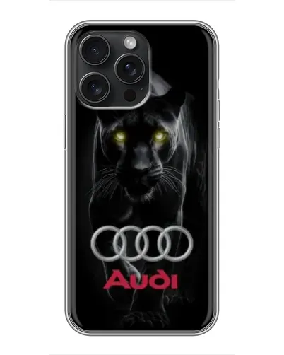Чохол для iPhone 16 Pro Max з картинкою «Пантера та Audi»