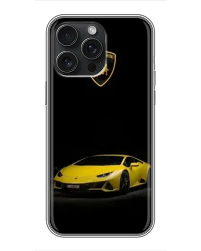Чохол для iPhone 16 Pro Max з картинкою «Lamborghini жовтий акцент» Чохол для iPhone 16 Pro Max з картинкою «Lamborghini жовтий акцент»