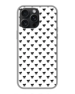 Чохол для iPhone 16 Pro Max з картинкою «Міні-бантики»