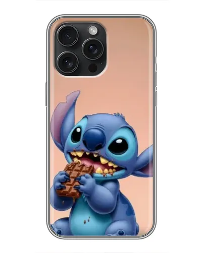 Чехол для iPhone 16 Pro Max с картинкой «Стич ест шоколад» Чехол для iPhone 16 Pro Max с картинкой «Стич ест шоколад»