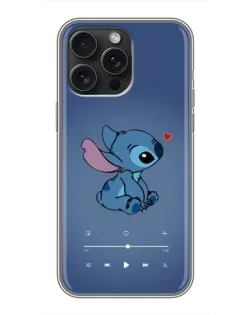 Чехол для iPhone 16 Pro Max с картинкой «Музыкальный Stitch»