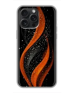 Чохол для iPhone 16 Pro Max з картинкою «Вогняна зоряна хвиля»