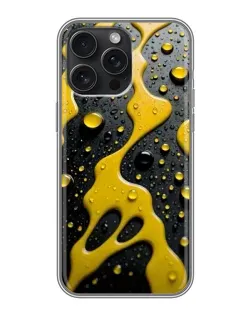 Чохол для iPhone 16 Pro Max з картинкою «Рідке жовте золото»