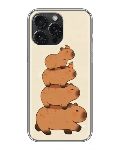 Чохол для iPhone 16 Pro Max з картинкою «Вежа з капібар» Чохол для iPhone 16 Pro Max з картинкою «Вежа з капібар»