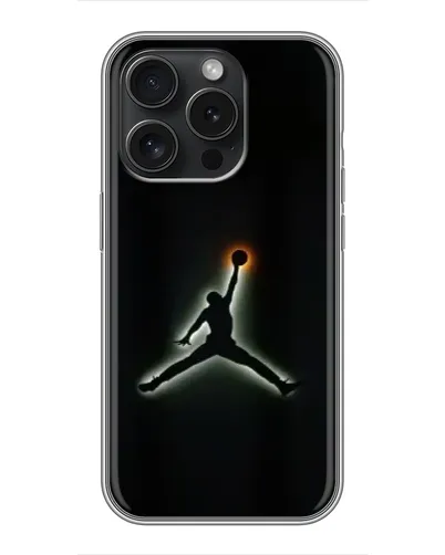 Чохол для iPhone 16 Pro з картинкою «Jordan Gradient Logo»