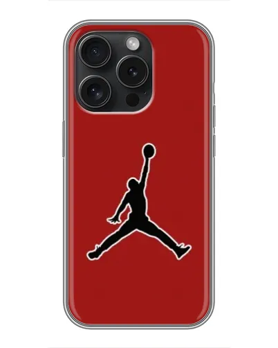 Чохол для iPhone 16 Pro з картинкою «Jordan Red Back»
