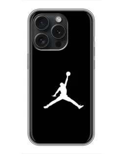 Чохол для iPhone 16 Pro з картинкою «Jordan Silhouette»
