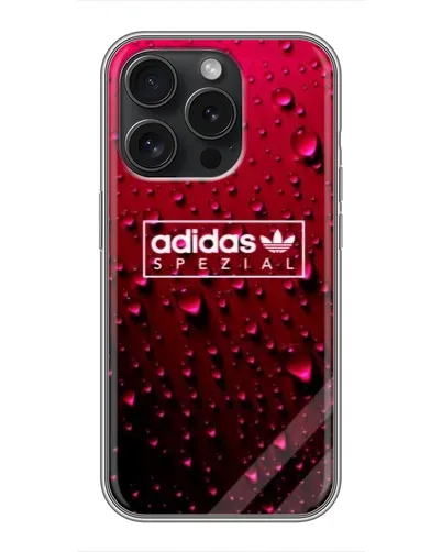 Чохол для iPhone 16 Pro з картинкою «Adidas Gold Marble» Чохол для iPhone 16 Pro з картинкою «Adidas Gold Marble»