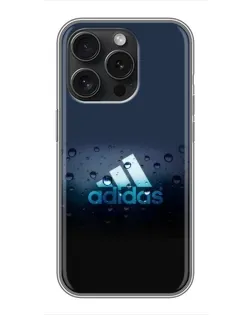 Чохол для iPhone 16 Pro з картинкою «Adidas Water Drops»