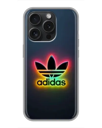 Чохол для iPhone 16 Pro з картинкою «Неоновий Adidas» Чохол для iPhone 16 Pro з картинкою «Неоновий Adidas»