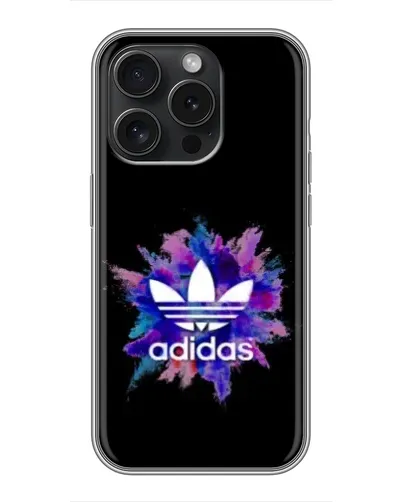 Чохол для iPhone 16 Pro з картинкою «Вибух фарб Adidas» Чохол для iPhone 16 Pro з картинкою «Вибух фарб Adidas»