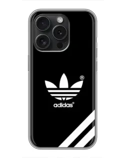 Чохол для iPhone 16 Pro з картинкою «Adidas з діагональними смугами»