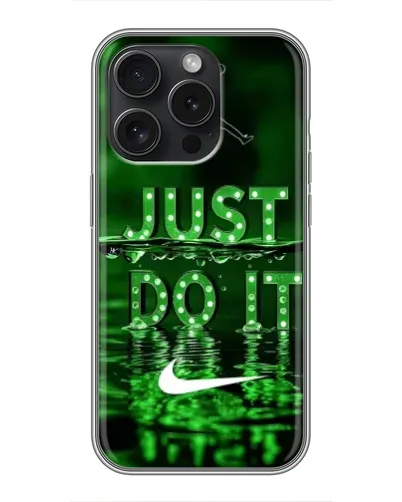 Чохол для iPhone 16 Pro з картинкою «Зелений неоновий Nike» Чохол для iPhone 16 Pro з картинкою «Зелений неоновий Nike»
