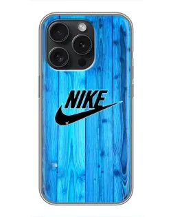 Чохол для iPhone 16 Pro з картинкою «Блакитне дерево Nike»