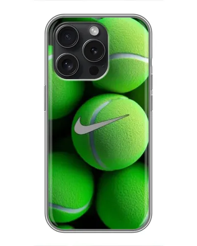 Чохол для iPhone 16 Pro з картинкою «Тенісні м'ячі Найк» Чохол для iPhone 16 Pro з картинкою «Тенісні м'ячі Найк»