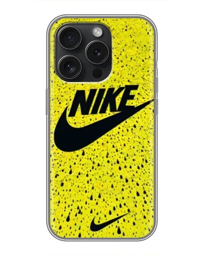 Чохол для iPhone 16 Pro з картинкою «Жовтий текстурний Nike» Чохол для iPhone 16 Pro з картинкою «Жовтий текстурний Nike»