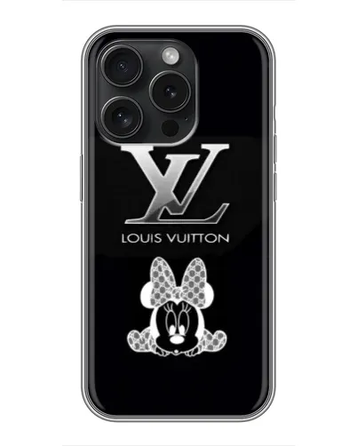 Чохол для iPhone 16 Pro з картинкою «LV та Мінні Маус» Чохол для iPhone 16 Pro з картинкою «LV та Мінні Маус»