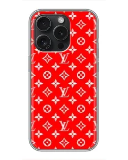 Чохол для iPhone 16 Pro з картинкою «Яскравий паттерн LV»