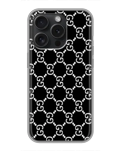 Чохол для iPhone 16 Pro з картинкою «Gucci — сітчастий паттерн»