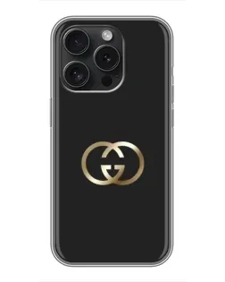 Чохол для iPhone 16 Pro з картинкою «Мінімалізм Gucci»