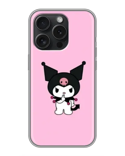 Чохол для iPhone 16 Pro з картинкою «Kuromi — рожева ніжність» Чохол для iPhone 16 Pro з картинкою «Kuromi — рожева ніжність»