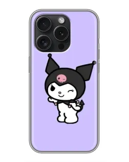 Чохол для iPhone 16 Pro з картинкою «Класична Kuromi» Чохол для iPhone 16 Pro з картинкою «Класична Kuromi»