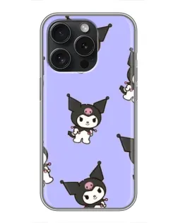 Чохол для iPhone 16 Pro з картинкою «Паттерн з Kuromi» Чохол для iPhone 16 Pro з картинкою «Паттерн з Kuromi»