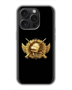 Чохол для iPhone 16 Pro з картинкою «PUBG — помаранчевий градієнт» Чохол для iPhone 16 Pro з картинкою «PUBG — помаранчевий градієнт»
