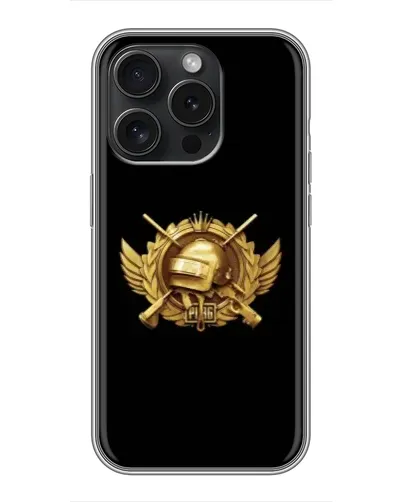 Чохол для iPhone 16 Pro з картинкою «PUBG — помаранчевий градієнт» Чохол для iPhone 16 Pro з картинкою «PUBG — помаранчевий градієнт»