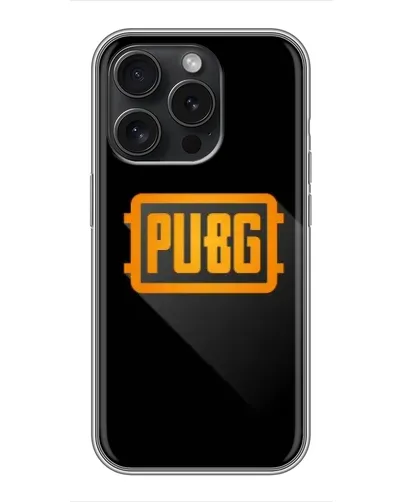 Чохол для iPhone 16 Pro з картинкою «PUBG — рамка лого» Чохол для iPhone 16 Pro з картинкою «PUBG — рамка лого»