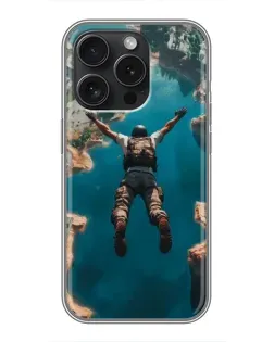 Чохол для iPhone 16 Pro з картинкою «PUBG — вільне падіння»