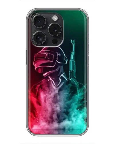 Чохол для iPhone 16 Pro з картинкою «PUBG — вогняний воїн» Чохол для iPhone 16 Pro з картинкою «PUBG — вогняний воїн»
