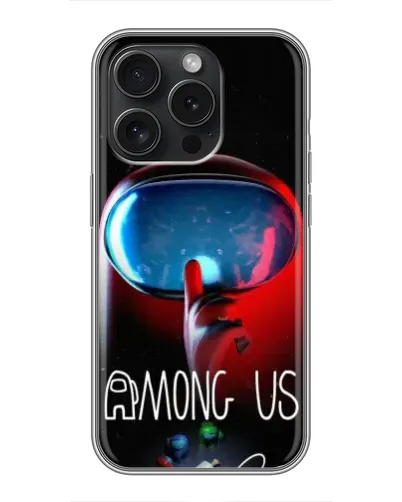 Чохол для iPhone 16 Pro з картинкою «Червоний імпостер — макро» Чохол для iPhone 16 Pro з картинкою «Червоний імпостер — макро»