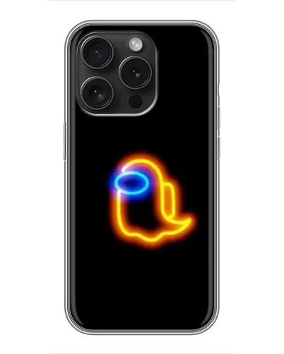 Чохол для iPhone 16 Pro з картинкою «Among Us неонове сяйво» Чохол для iPhone 16 Pro з картинкою «Among Us неонове сяйво»