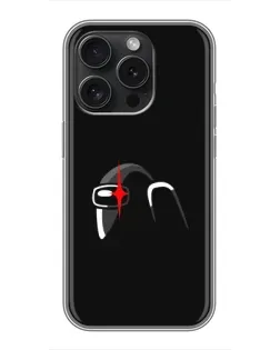 Чохол для iPhone 16 Pro з картинкою «Among Us шолом» Чохол для iPhone 16 Pro з картинкою «Among Us шолом»