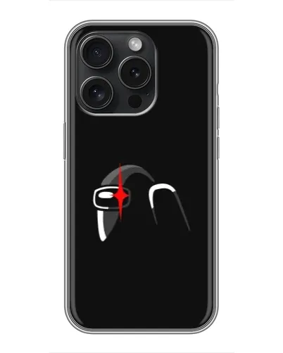 Чохол для iPhone 16 Pro з картинкою «Among Us шолом» Чохол для iPhone 16 Pro з картинкою «Among Us шолом»