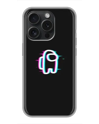 Чохол для iPhone 16 Pro з картинкою «Among Us неон» Чохол для iPhone 16 Pro з картинкою «Among Us неон»
