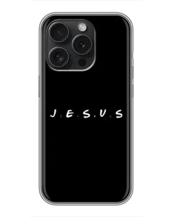 Чохол для iPhone 16 Pro з картинкою «Крапки віри J.E.S.U.S.»