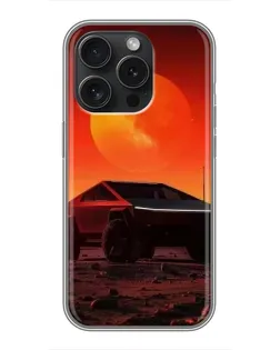 Чохол для iPhone 16 Pro з картинкою «Cybertruck на Марсі» Чохол для iPhone 16 Pro з картинкою «Cybertruck на Марсі»