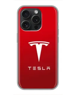 Чохол для iPhone 16 Pro з картинкою «Tesla Red Classic» Чохол для iPhone 16 Pro з картинкою «Tesla Red Classic»