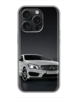 Чохол для iPhone 16 Pro з картинкою «Mercedes AMG GT Silver» Чохол для iPhone 16 Pro з картинкою «Mercedes AMG GT Silver»