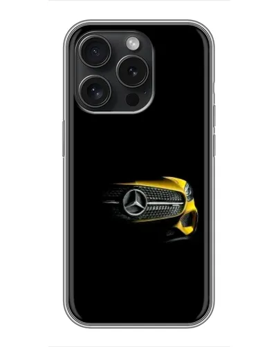Чохол для iPhone 16 Pro з картинкою «Mercedes — ретро стиль»