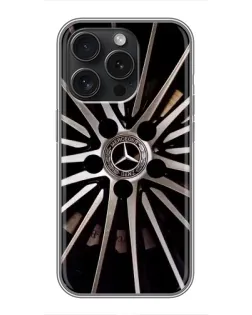 Чехол для iPhone 16 Pro с картинкой «Диск Mercedes»