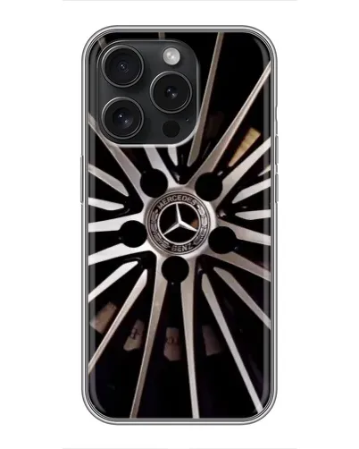 Чехол для iPhone 16 Pro с картинкой «Диск Mercedes» Чехол для iPhone 16 Pro с картинкой «Диск Mercedes»