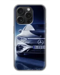Чохол для iPhone 16 Pro з картинкою «Mercedes EQ — майбутнє»