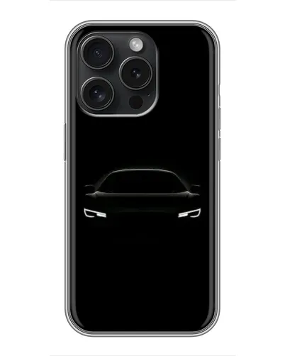 Чохол для iPhone 16 Pro з картинкою «Погляд Audi у темряві»