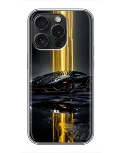 Чохол для iPhone 16 Pro з картинкою «Нічний Lamborghini драйв» Чохол для iPhone 16 Pro з картинкою «Нічний Lamborghini драйв»