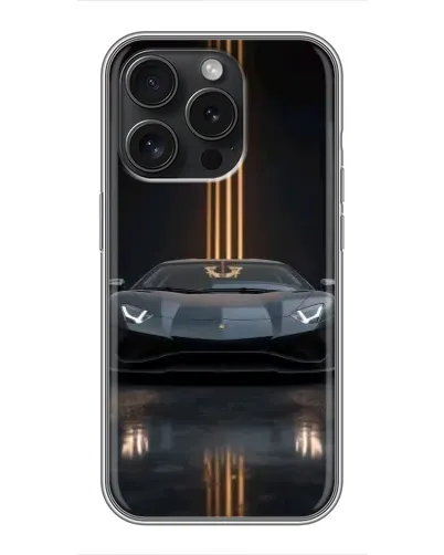 Чохол для iPhone 16 Pro з картинкою «Lamborghini золоті лінії» Чохол для iPhone 16 Pro з картинкою «Lamborghini золоті лінії»